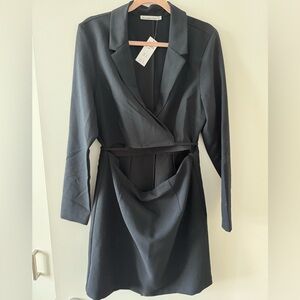 Abercrombie & Fitch Wrap Front Cutout Blazer Dress | NWT
